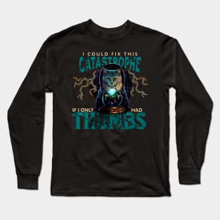 Fortune Teller Cat Long Sleeve T-Shirt